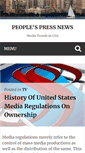 Mobile Screenshot of peoplespressnews.com