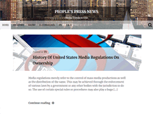 Tablet Screenshot of peoplespressnews.com
